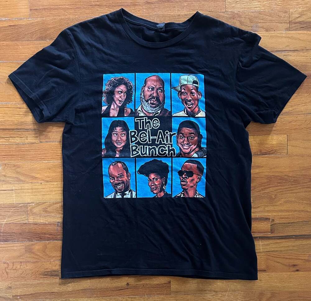 Anvil The Bel-Air Bunch Fresh Prince Of Bel-Air Brady Bunch Parody T-Shirt